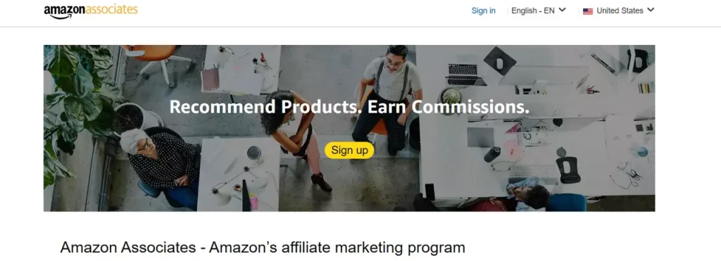 Amazon Associates Golf Affiliate Programs