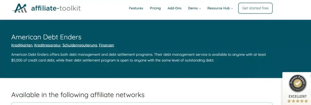 American Debt Debt Settlement Affiliate Programs