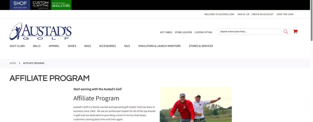 Austad Golf Affiliate Programs
