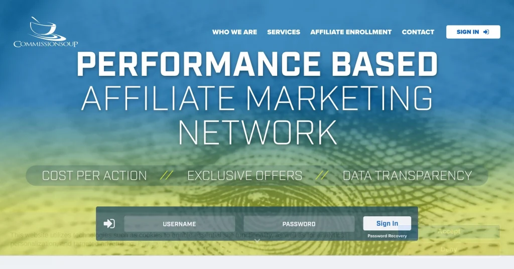 Commission Soup Credit Card Affiliate Marketing Programs