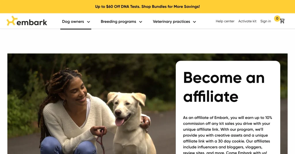 Embark Pet Affiliate Programs