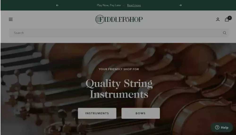 Fiddlershop Programas de Afiliados de Música