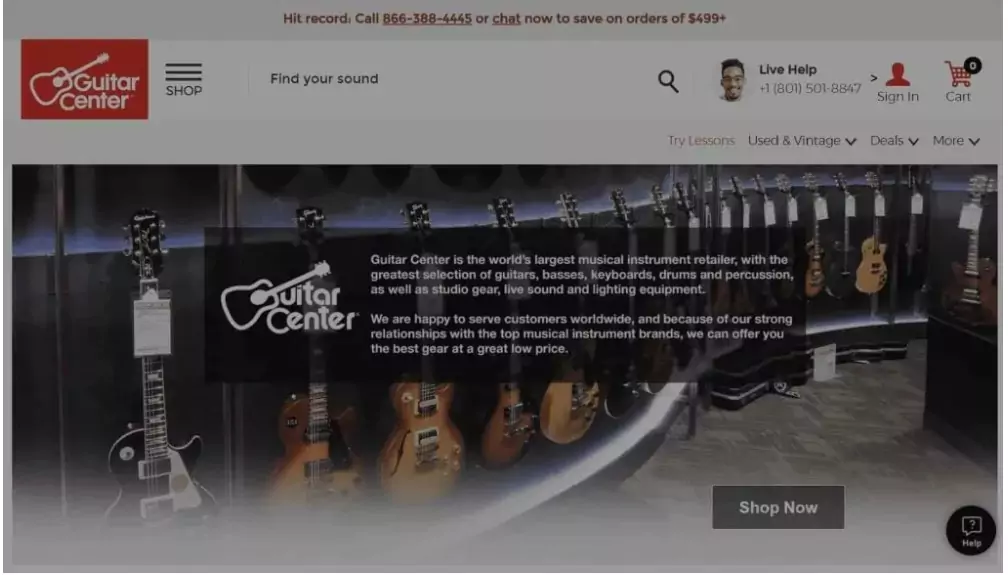 Guitar Center Programas de Afiliados de Música