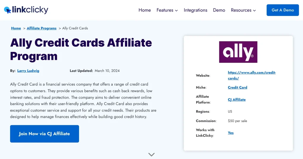 Ally Programas de Afiliados de Créditos Empresariales