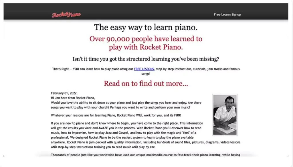 Rocket Piano Programas de Afiliados de Música