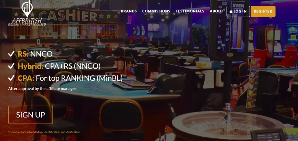 Aff British Programas de Afiliados de Casinos