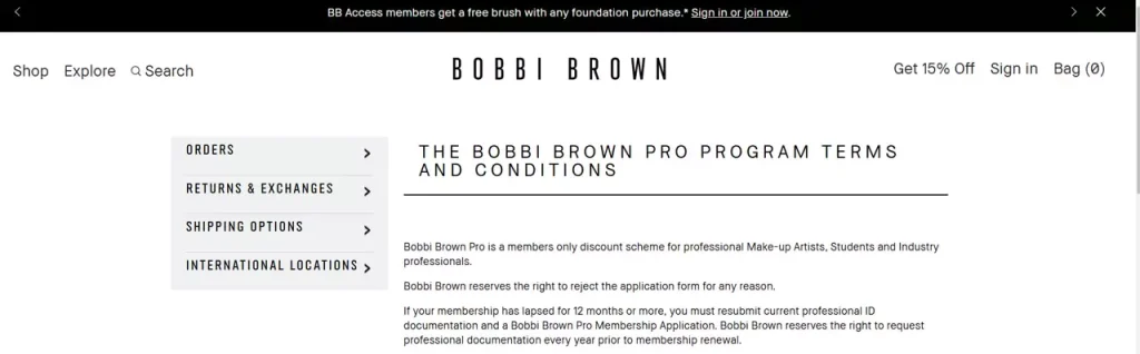 Bobbi Brown Programas de Afiliados de Belleza