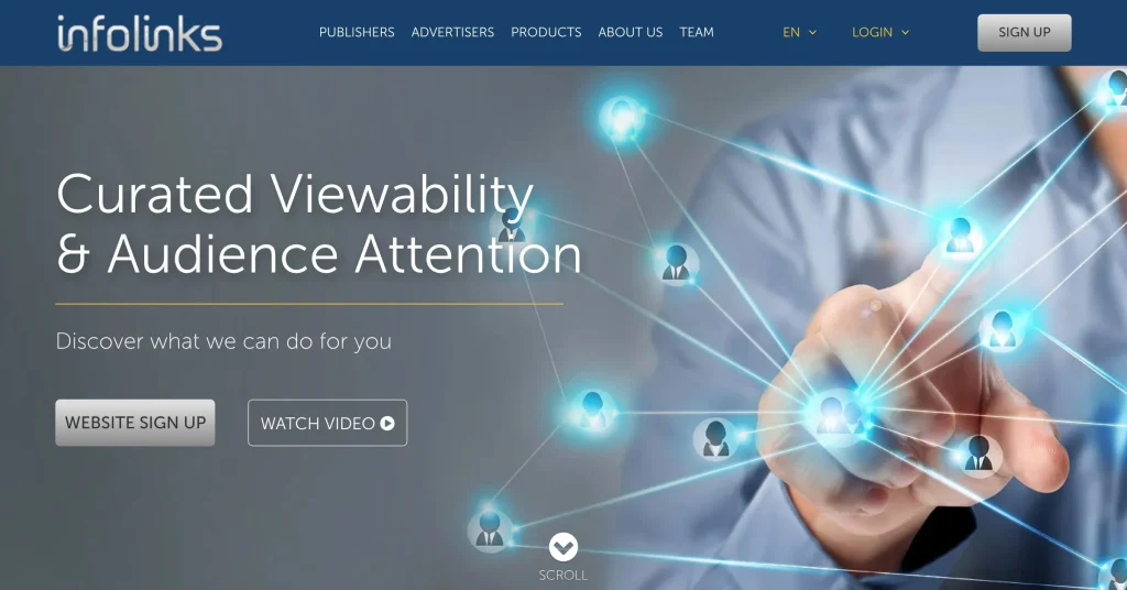 Infolinks Programas de Afiliación de Pago por Clic