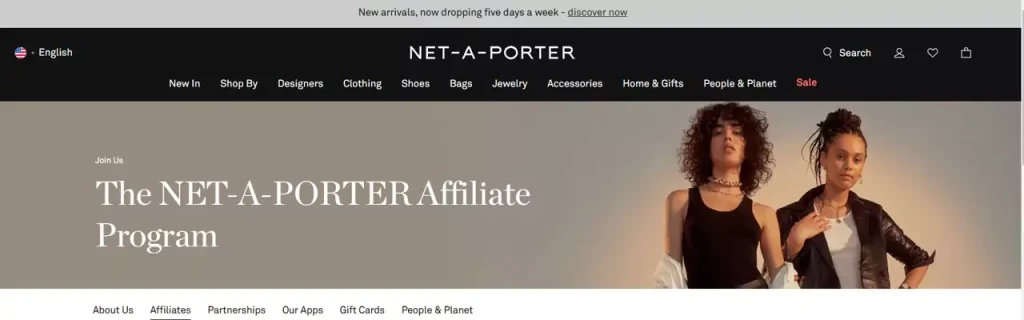 Net A Porter Fashion Affiliate Programs