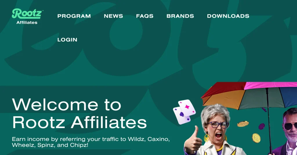 Rootz Programas de Afiliados de Casinos