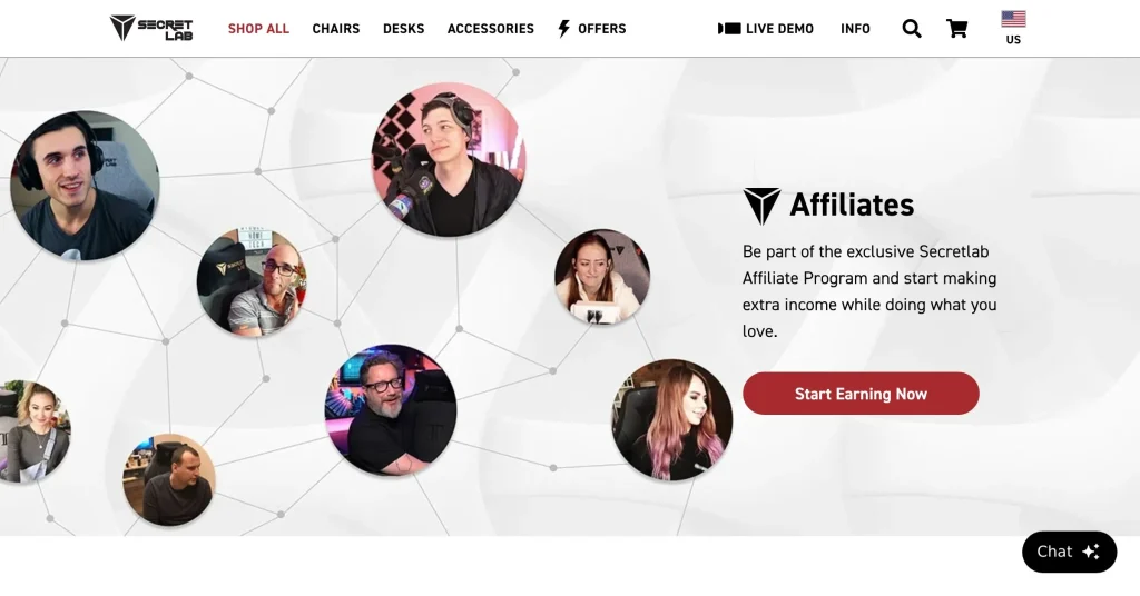 Secretlab Gaming Affiliate Programs