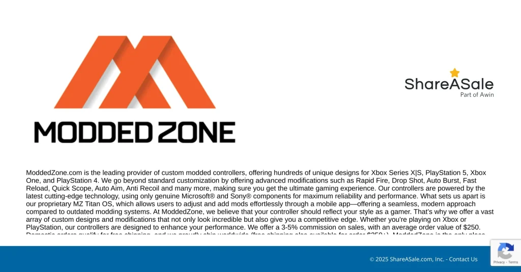 Modded Zone Gaming Affiliate Programs