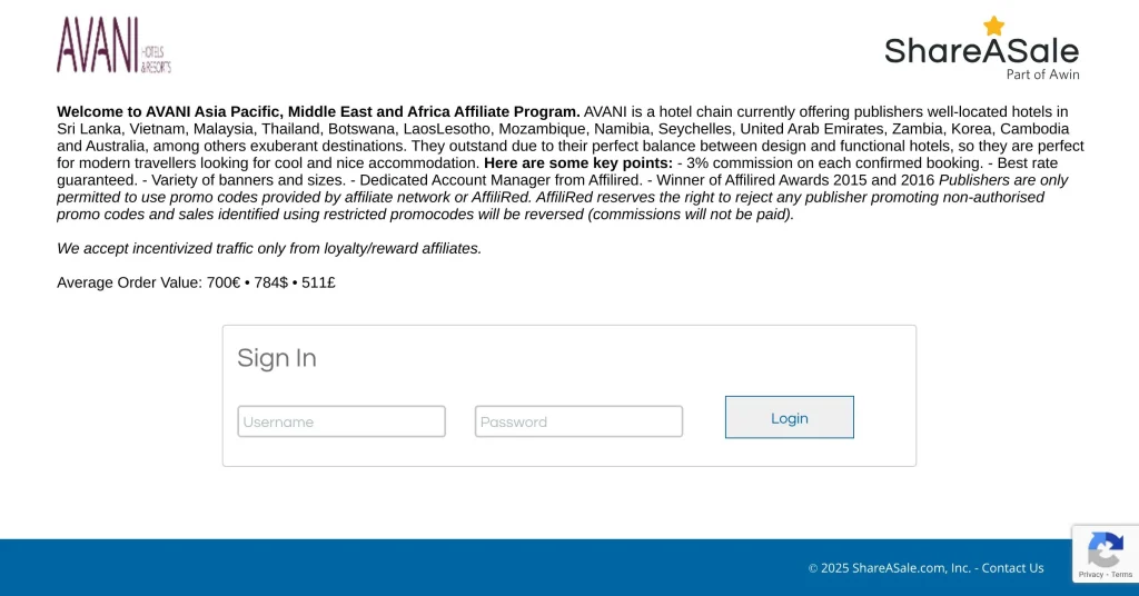 Avani Programas de Afiliados de Hoteles