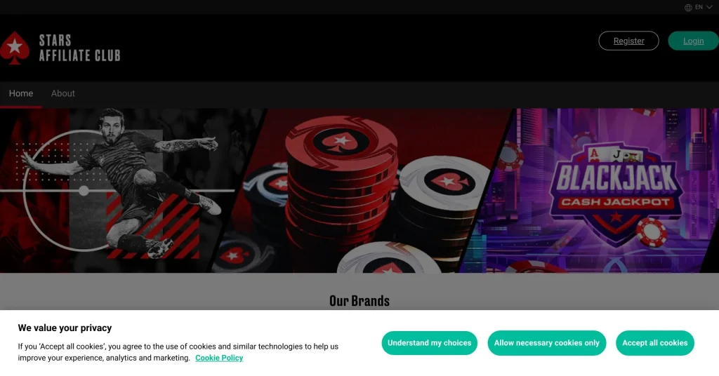 PokerStars Programas de Afiliados de Casinos