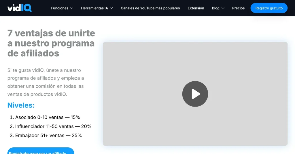 Vidiq Programas de Afiliados para Principiantes Sin un Sitio Web