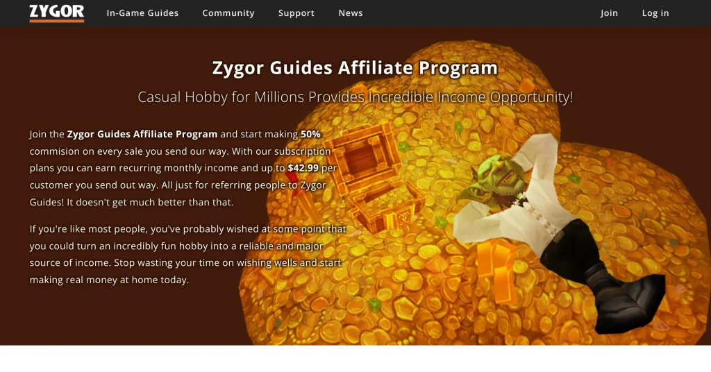Zygor Guides Gaming Affiliate Programs
