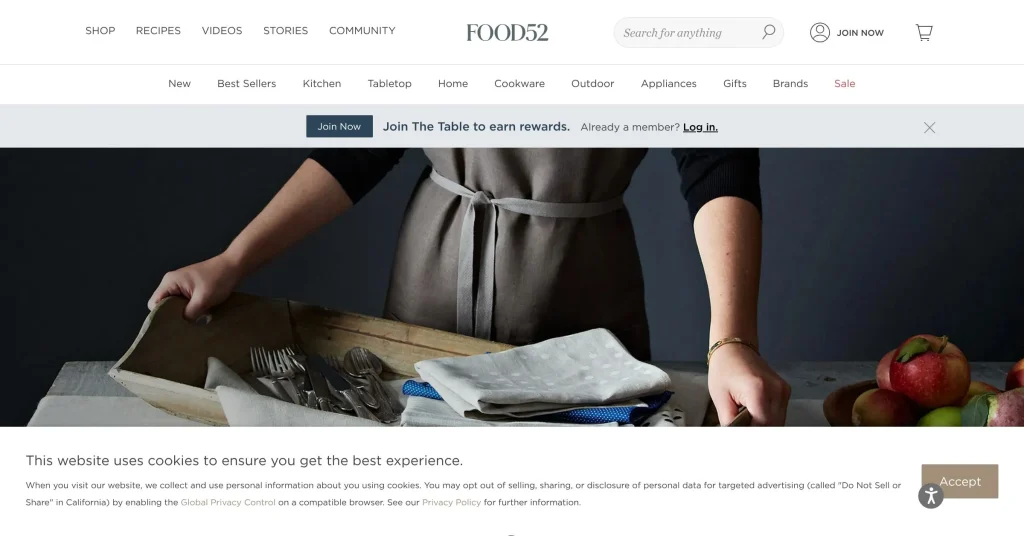 Food 52 Programas de Afiliados de Cocina 