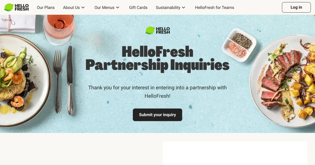 HelloFresh Cooking Affiliate Programs