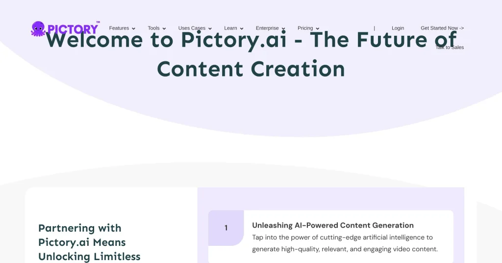 Pictory Mejores Programas de Afiliados de IA