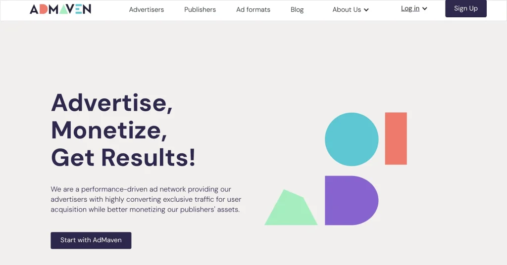 Ad Maven Self Serve Advertising Platforms