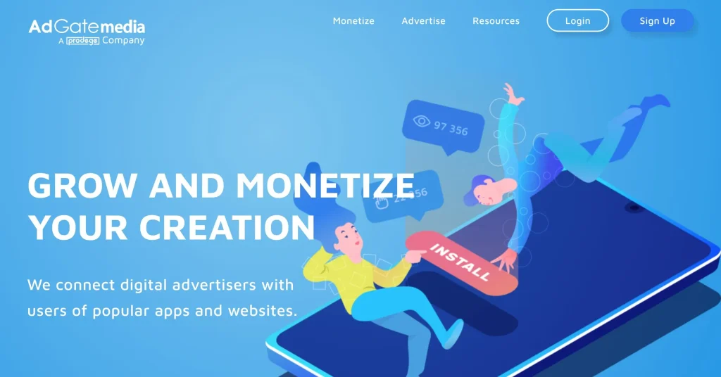 AdGate programas de afiliados para juegos móviles 