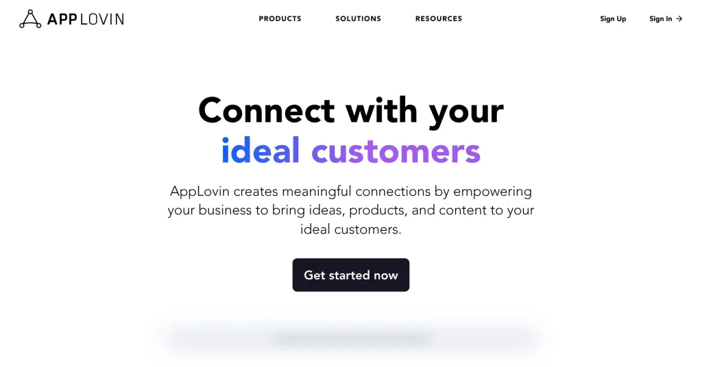 App Lovin programas de afiliados para juegos móviles 
