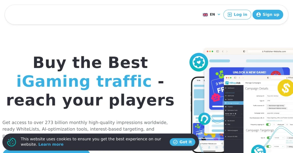 HilltopAds Gambling Affiliate Programs