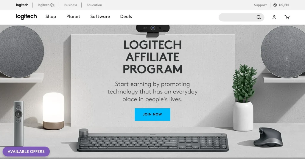 Logitech Affiliate Programs for Streamers