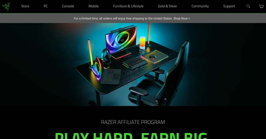 Razer Affiliate Programs for Streamers