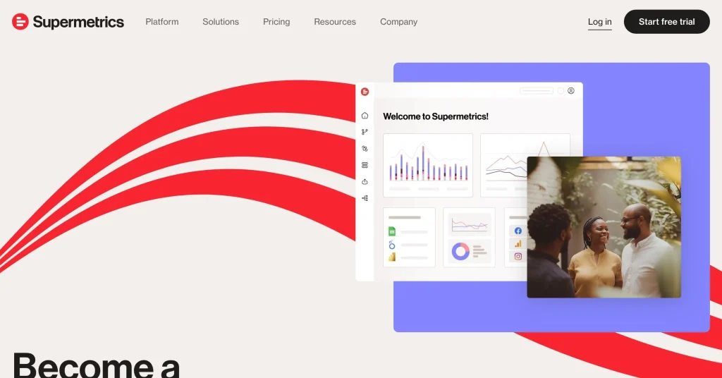Supermetrics Mejores programas de afiliados B2B 