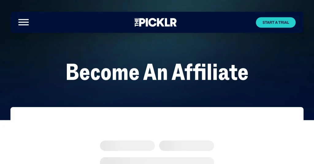 The Picklr Pickleball Affiliate Programs